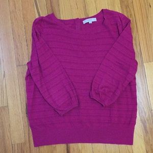 Pink LOFT sweater